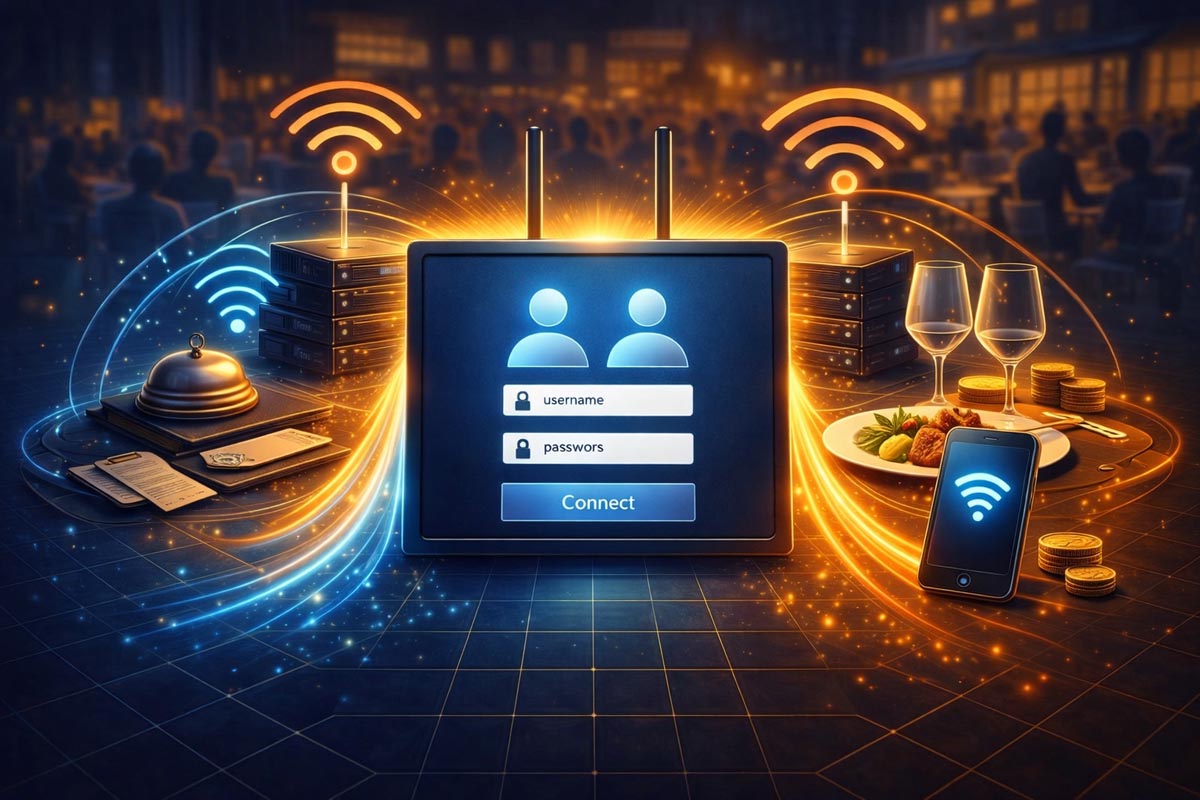 Configuration d'un portail captif pfSense dans un hotel restaurant.