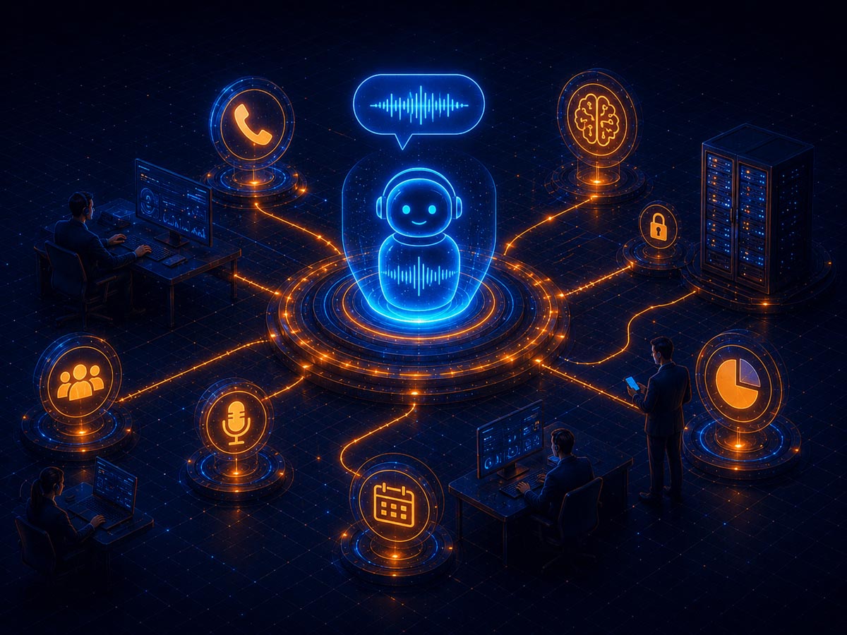 Agent IA Vocal, un Chatbot pour standard telephonique.
