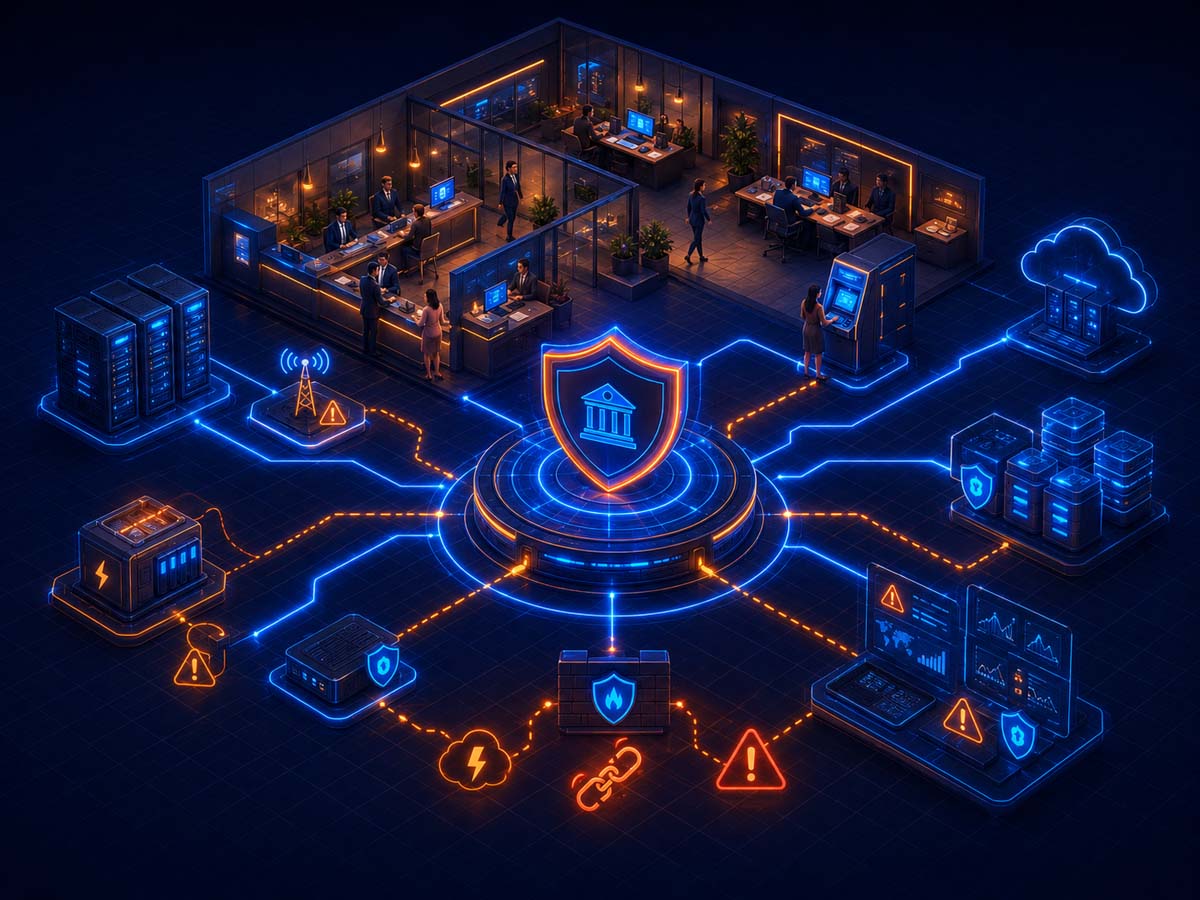 Prévenir les risques liés à l'informatique dans une agence bancaire.
