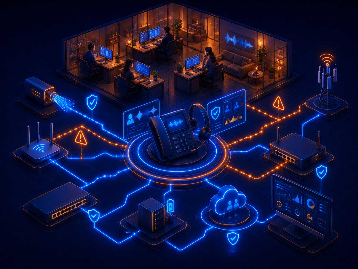 VoIP en entreprise, éviter les coupures d'appel.