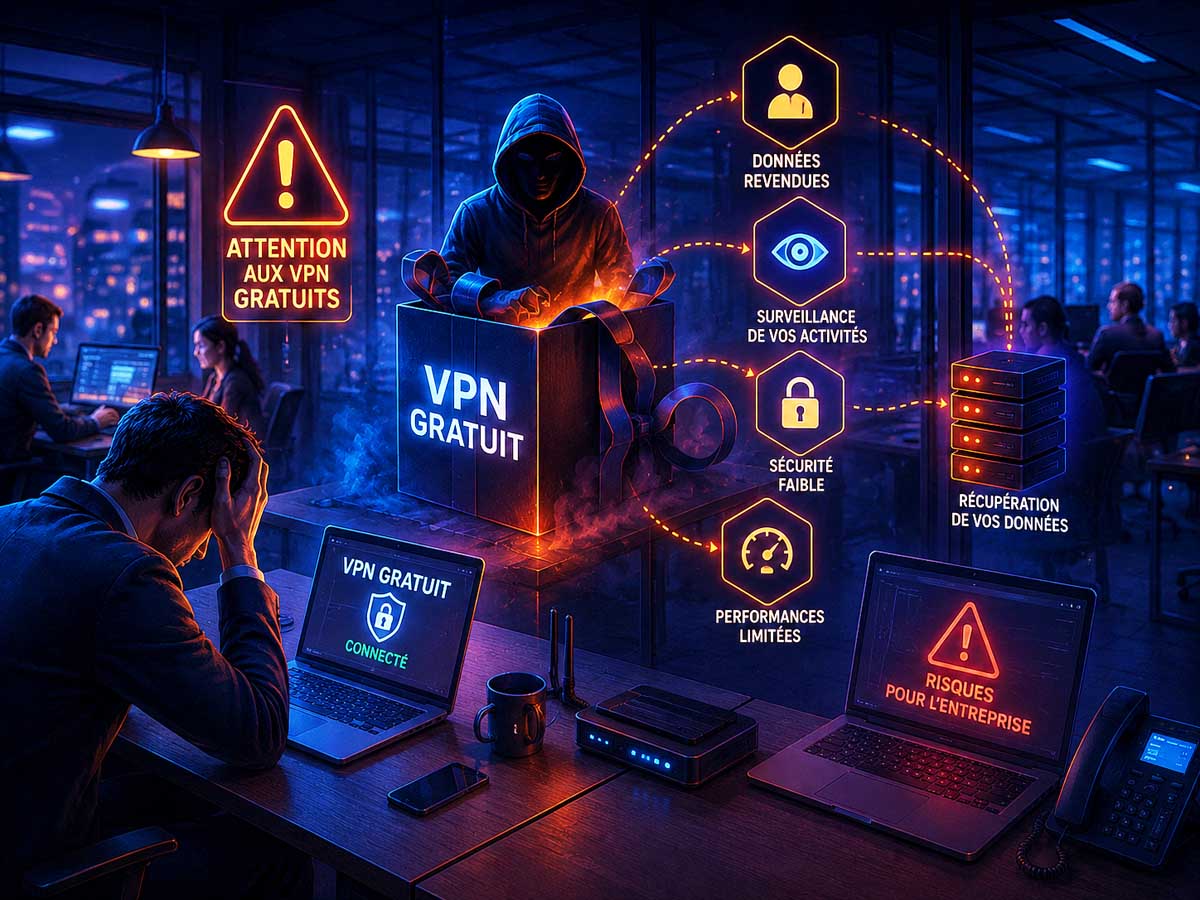 Les dangers d'un VPN gratuit en entreprise