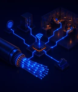 Comment fonctionne la fibre optique ?