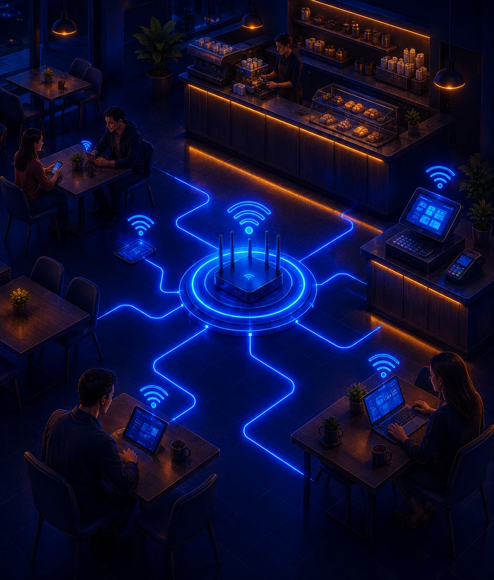 Installation WiFi dans une cafétéria, le guide complet !