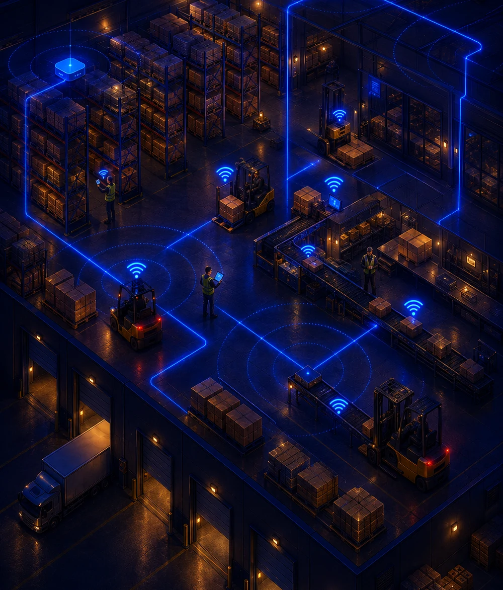 WiFi en entrepôt logistique : les bonnes pratiques